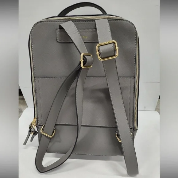 Calpak Gray Backpack with Braided Trim and Gold Hardware Calpak | Bags | Calpak Backpack | Poshmark main image 2